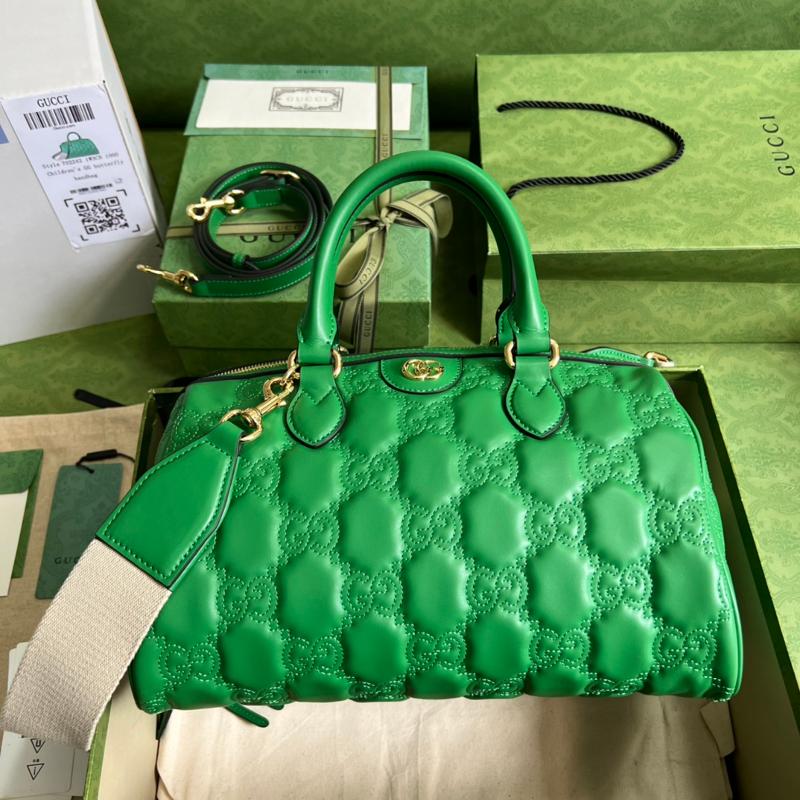 Gucci Shoulder HandBag 702242 Embossed Green